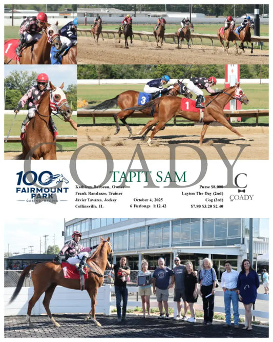 TAPIT SAM - 10-04-25 - R03 - FP Fanduel Sportsbook Horse Racing
