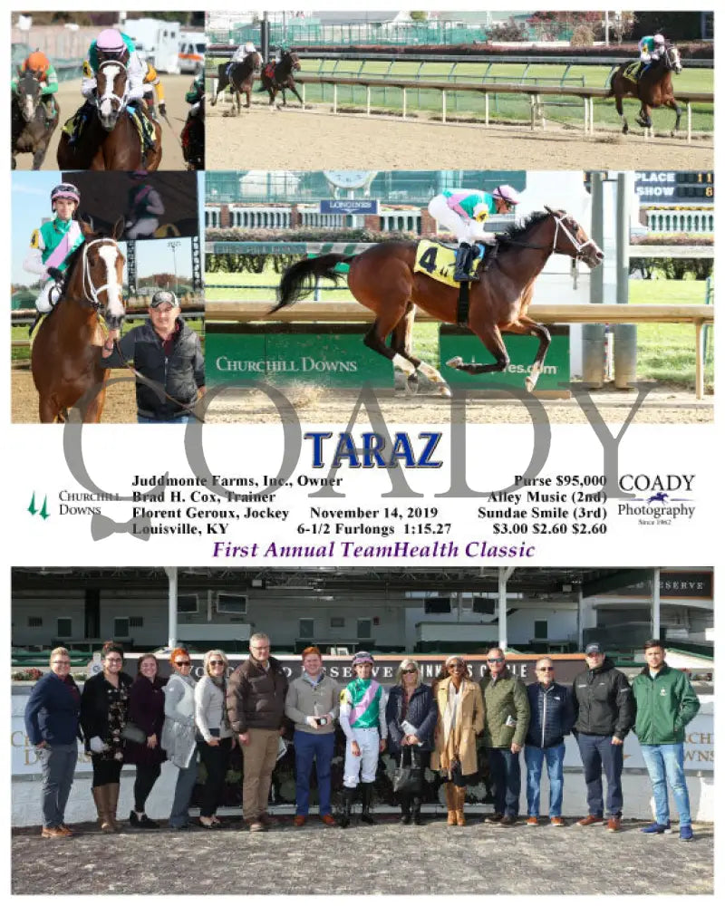 Taraz - 11-14-19 R05 Cd Group Churchill Downs