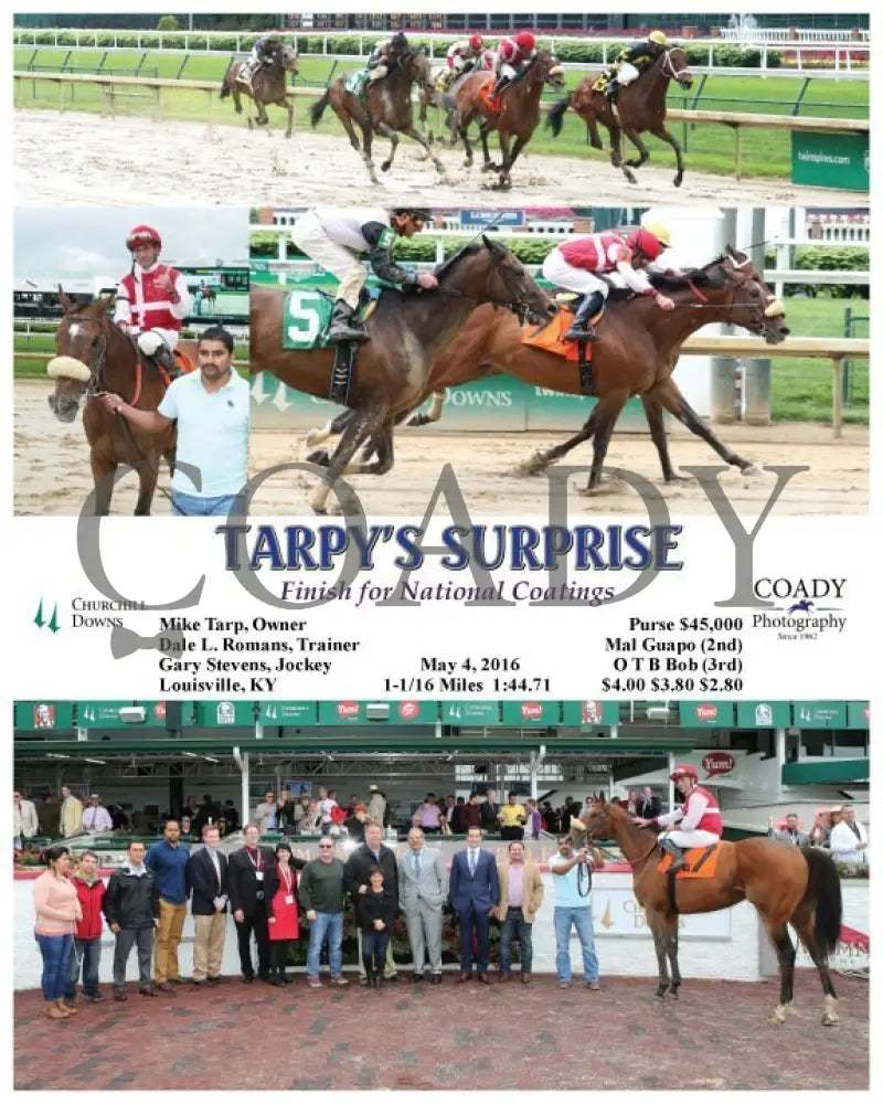 Tarpy’s Surprise - 050416 Race 07- Cd Churchill Downs