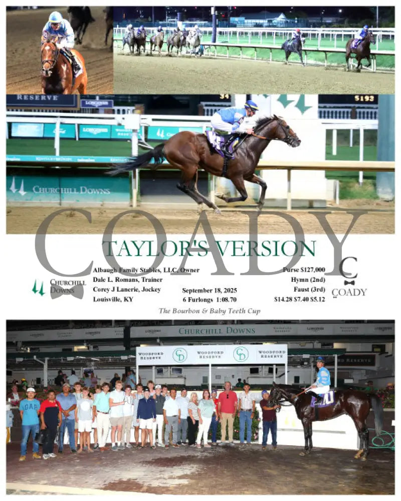 TAYLOR'S VERSION - 091825 - Race 08 - CD - Coady Media - Kurtis Coady Photography