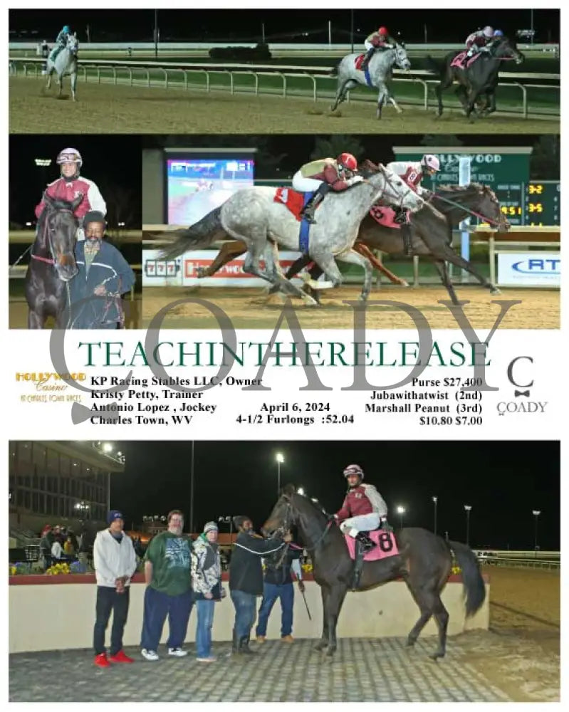Teachintherelease - 04 - 06 - 24 R06 Ct Hollywood Casino At Charles Town Races