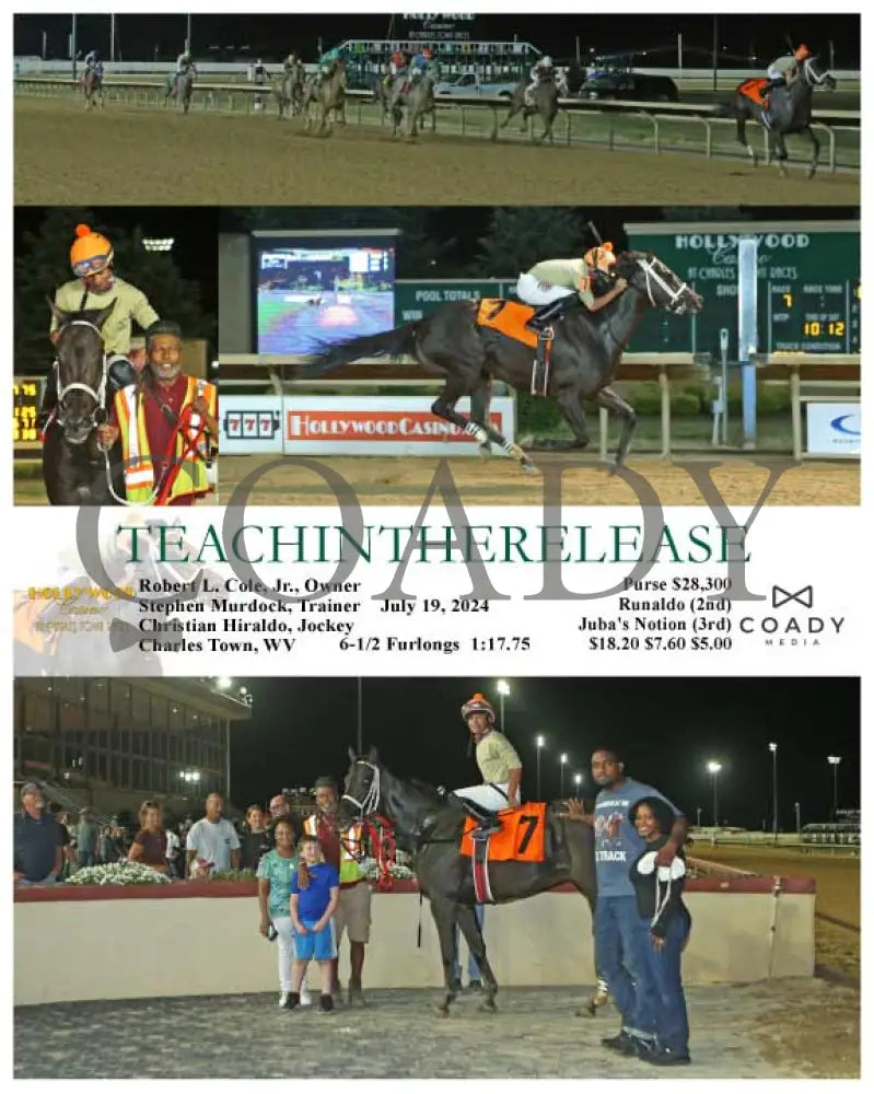 Teachintherelease - 07-19-24 R07 Ct Hollywood Casino At Charles Town Races