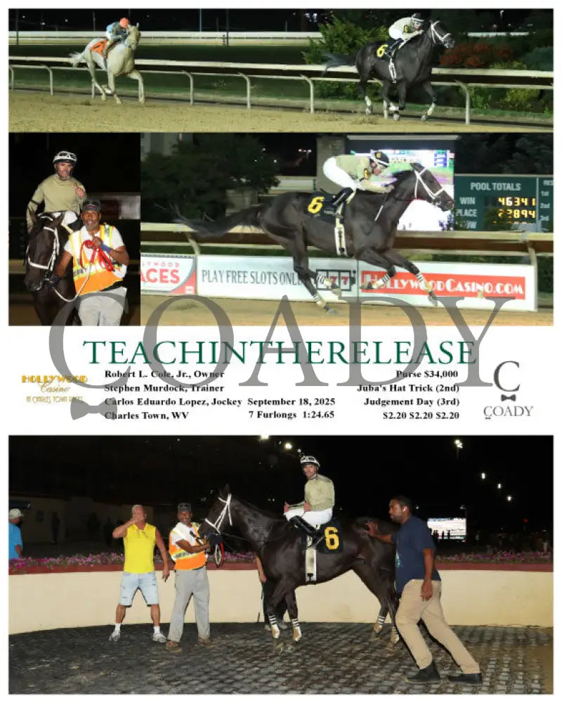 TEACHINTHERELEASE - 09-18-25 - R07 - CT Hollywood Casino at Charles Town Races