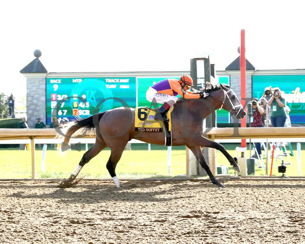 TED NOFFEY - 100425 - Race 09 - KEE - Finish 01 Keeneland