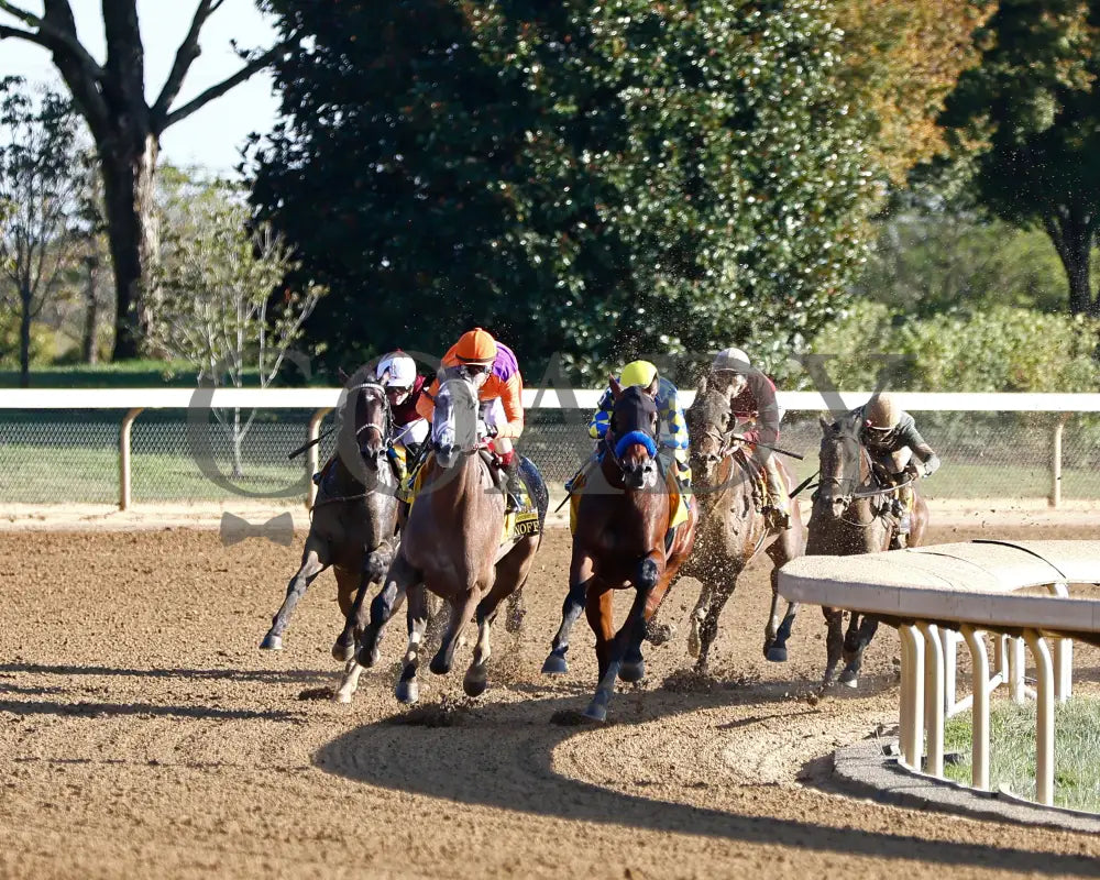 TED NOFFEY - 100425 - Race 09 - KEE - Turn 01 Keeneland