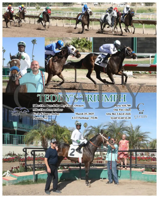 TEDDY’S TRIUMPH - 03-25-25 - R06 - TUP Turf Paradise
