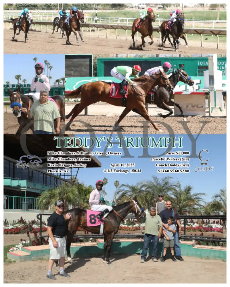 TEDDY’S TRIUMPH - 04-10-25 - R05 - TUP Turf Paradise