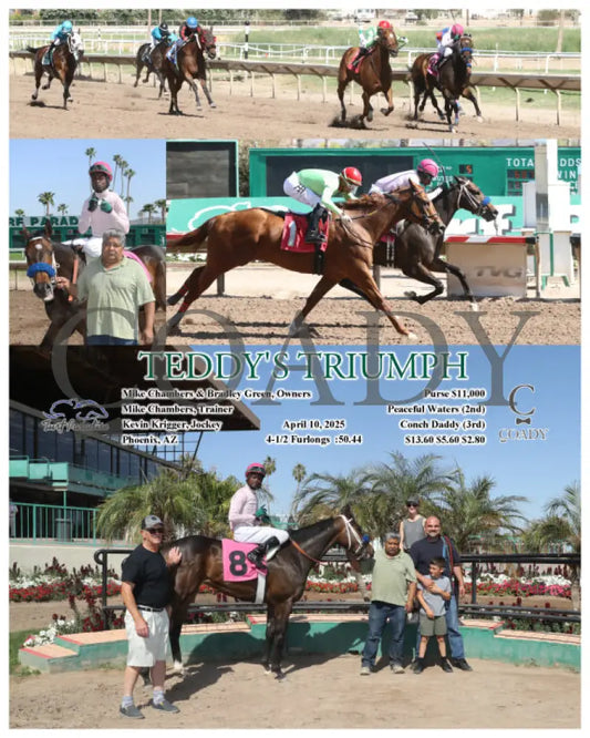 TEDDY’S TRIUMPH - 04-10-25 - R05 - TUP Turf Paradise