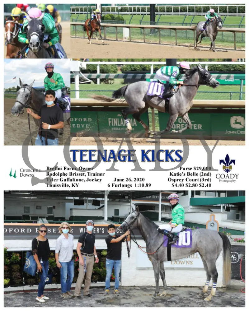 Teenage Kicks - 06-26-20 R09 Cd Churchill Downs