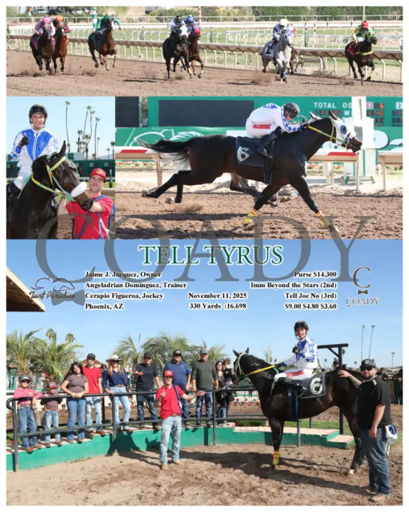 TELL TYRUS - 11-11-25 - R01 - TUP Turf Paradise