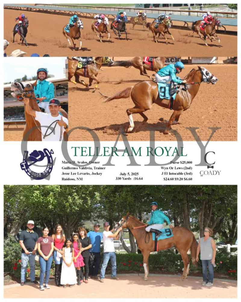 TELLER AM ROYAL - 07-05-25 - R08 - RUI Ruidoso Downs