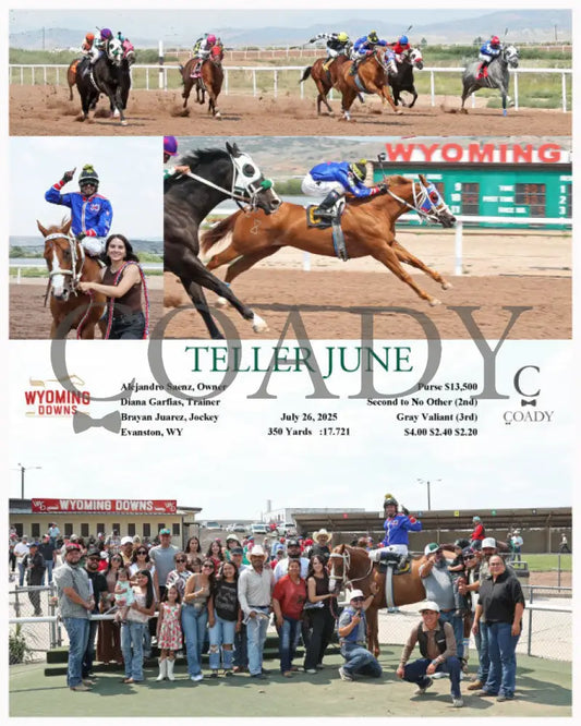 TELLER JUNE - 07-26-25 - R05 - WYO Wyoming Downs