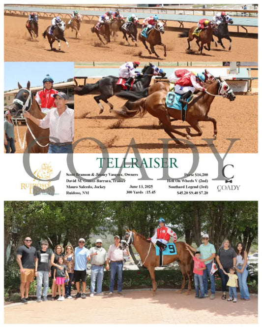 TELLRAISER - 06-13-25 - R04 - RUI Ruidoso Downs