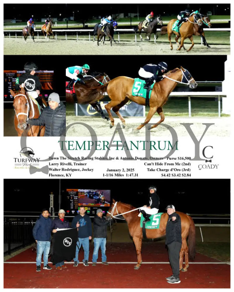 Temper Tantrum - 01-02-25 R03 Tp Turfway Park
