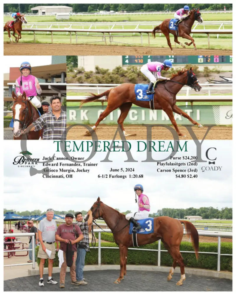 Tempered Dream - 060524 Race 01 Btp Belterra Park
