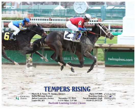 Tempers Rising - 11-22-19 R08 Cd Action Churchill Downs