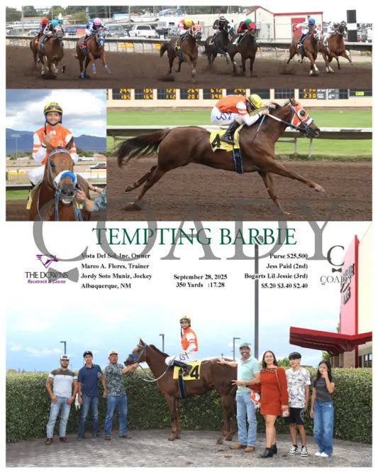 TEMPTING BARBIE - 09-28-25 - R03 - ALB Downs at Albuquerque