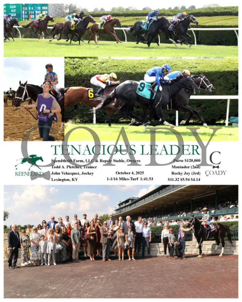 TENACIOUS LEADER - 10-04-25 - R04 - KEE Keeneland