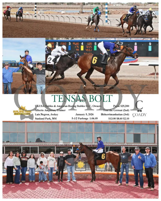 TENSAS BOLT - 01-05-26 - R01 - SUN - Coady Media - Kurtis Coady Photography