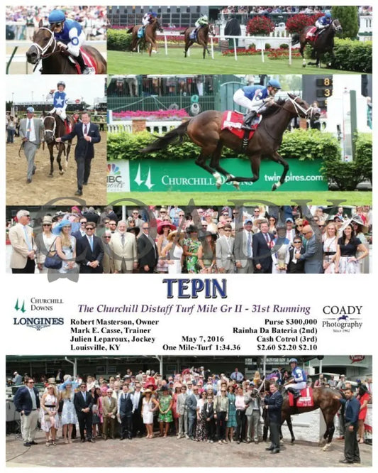 Tepin - 050716 Race 06 Cd Churchill Downs