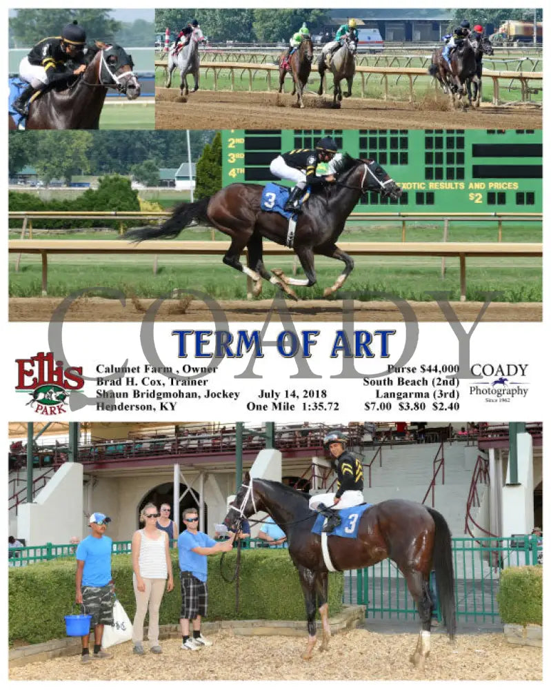 Term Of Art - 071418 Race 07 Elp Ellis Park