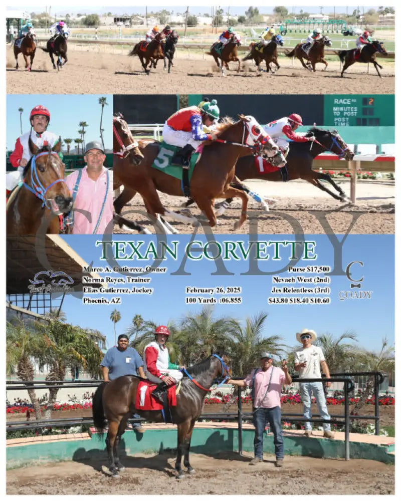 TEXAN CORVETTE - 02-26-25 - R02 - TUP Turf Paradise