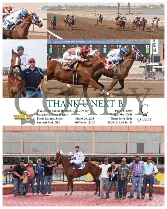 THANK U NEXT B - 03-29-25 - R08 - SUN Sunland Park