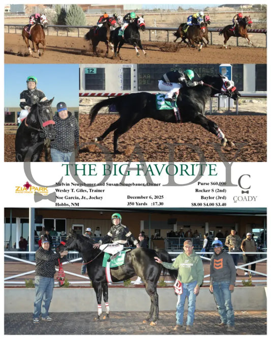 THE BIG FAVORITE - 12-06-25 - R09 - ZIA - Coady Media - Kurtis Coady Photography