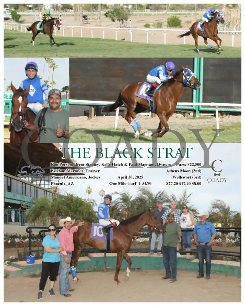 THE BLACK STRAT - 04-30-25 - R10 - TUP Turf Paradise