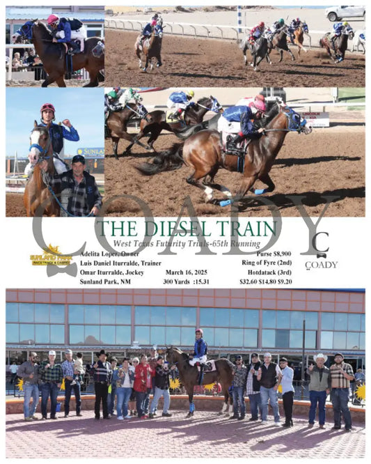 THE DIESEL TRAIN - West Texas Futurity Trials-65th Running - 03-16-25 - R10 - SUN Sunland Park