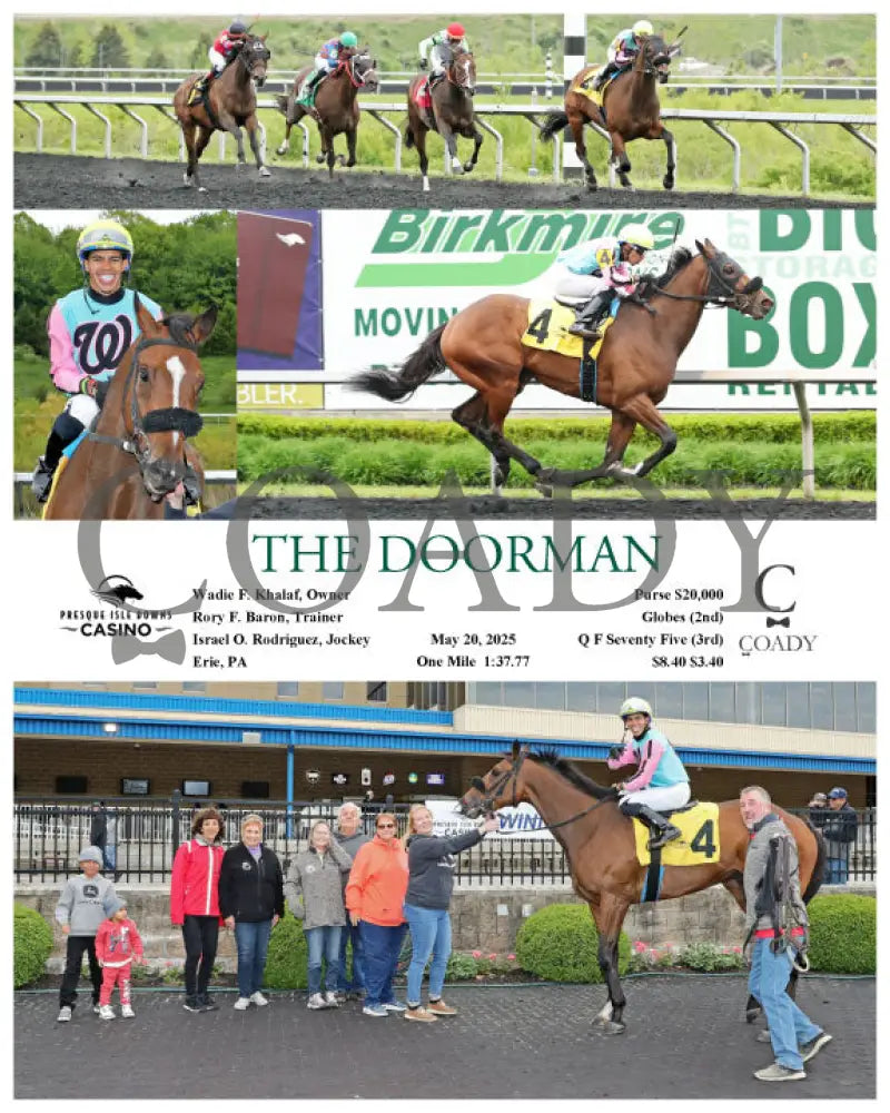THE DOORMAN - 05-20-25 - R05 - PID Presque Isle Downs