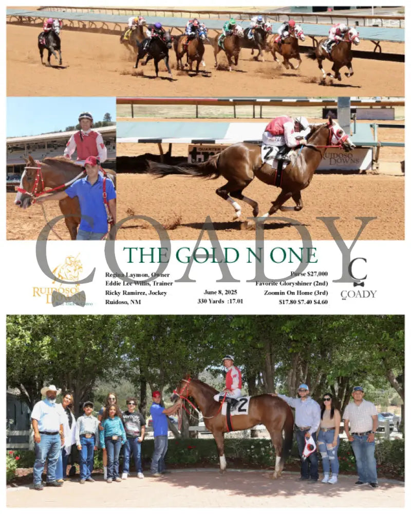 THE GOLD N ONE - 06-08-25 - R06 - RUI Ruidoso Downs