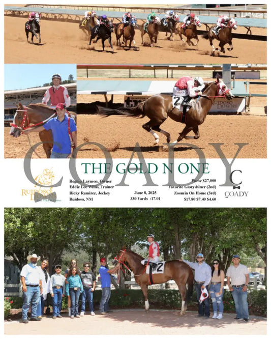 THE GOLD N ONE - 06-08-25 - R06 - RUI Ruidoso Downs