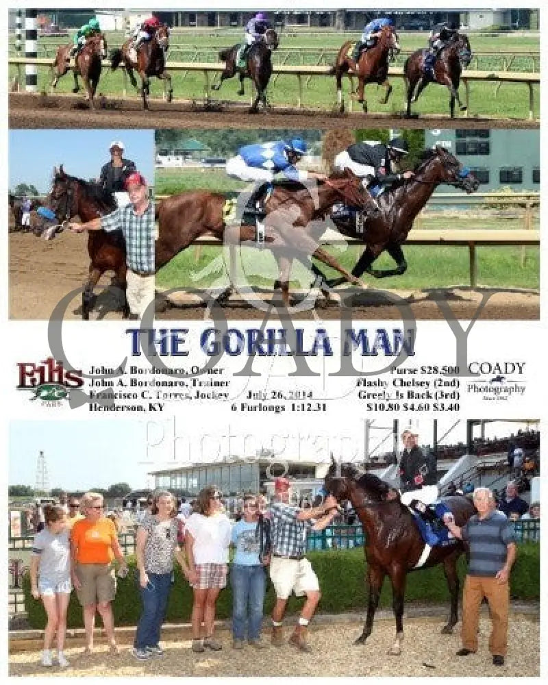 The Gorilla Man - 072614 Race 07 Elp Ellis Park