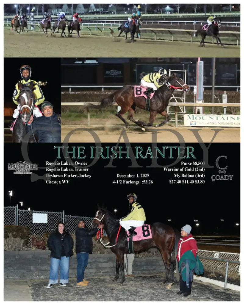 THE IRISH RANTER - 12-01-25 - R06 - MNR - Coady Media - Kurtis Coady Photography