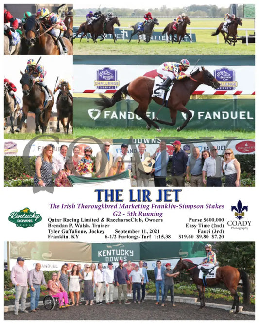 The Lir Jet - The Irish Thoroughbred Marketing Franklin-Simpson Stakes G2 5Th Running 09-11-21 R10