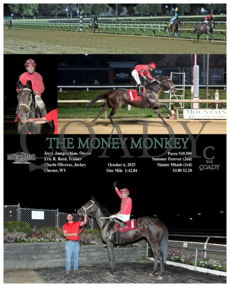 THE MONEY MONKEY - 10-06-25 - R04 - MNR Mountaineer Park