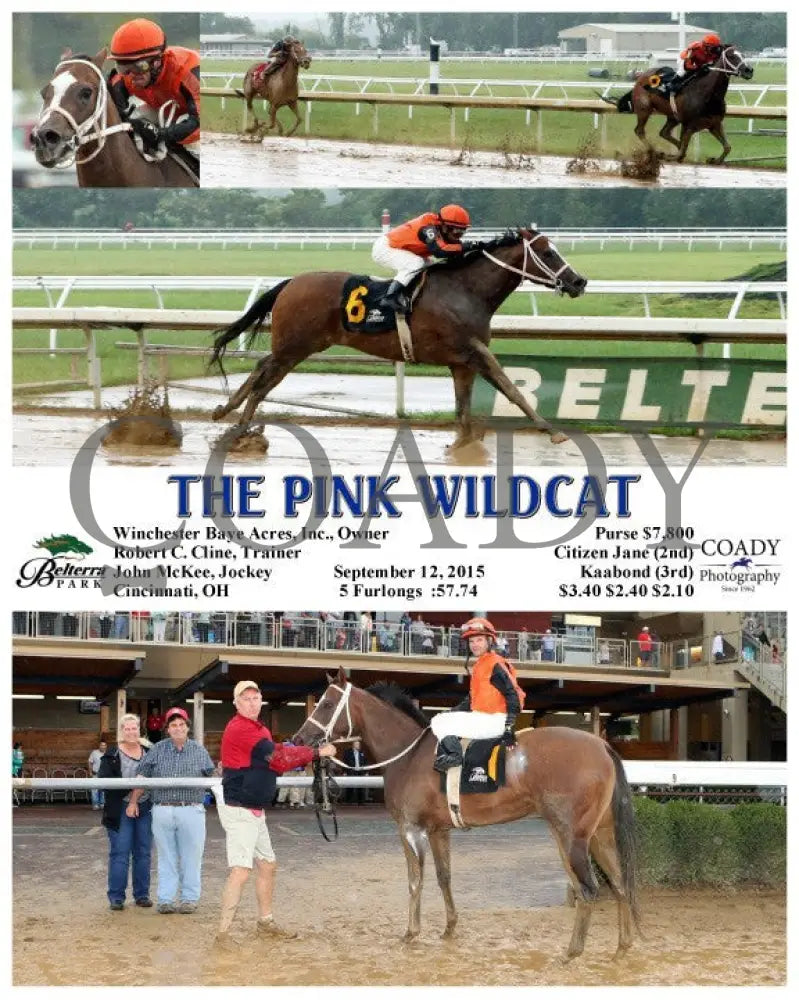 The Pink Wildcat - 091215 Race 07 Btp Belterra Park
