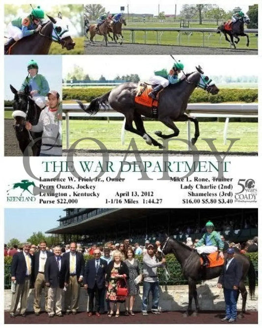 The War Department - 041312 Race 01 Keeneland