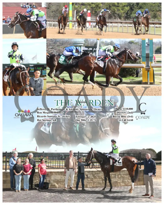 The Warden - 02-02-25 R01 Op Oaklawn Park