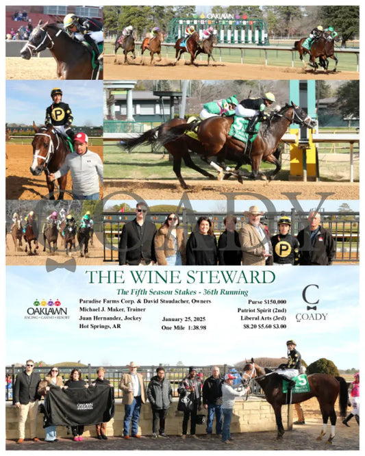 The Wine Steward - The Fifth Season Stakes 36Th Running 01-25-25 R07 Op Oaklawn Park
