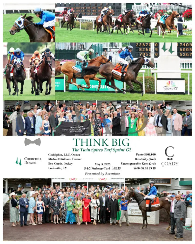 THINK BIG - The Twin Spires Turf Sprint G2 - 05-03-25 - R07 - CD Churchill Downs