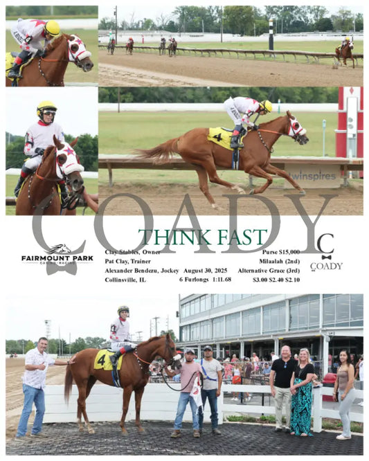 THINK FAST 08 30 25 R03 FP Fanduel Sportsbook Horse Racing