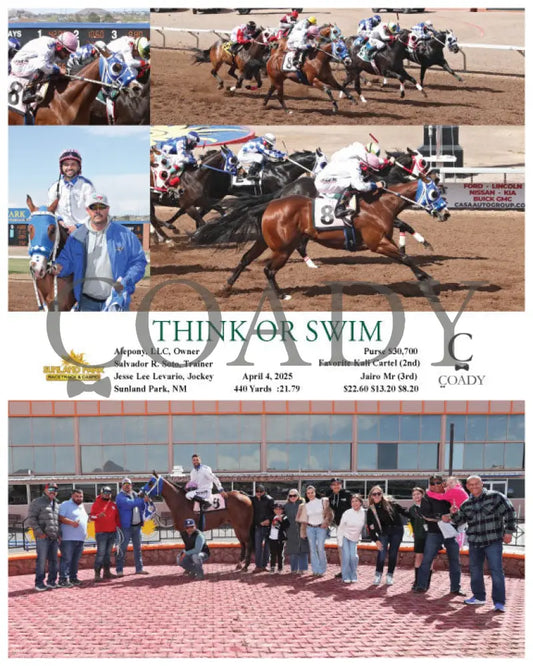 THINK OR SWIM - 04-04-25 - R08 - SUN Sunland Park