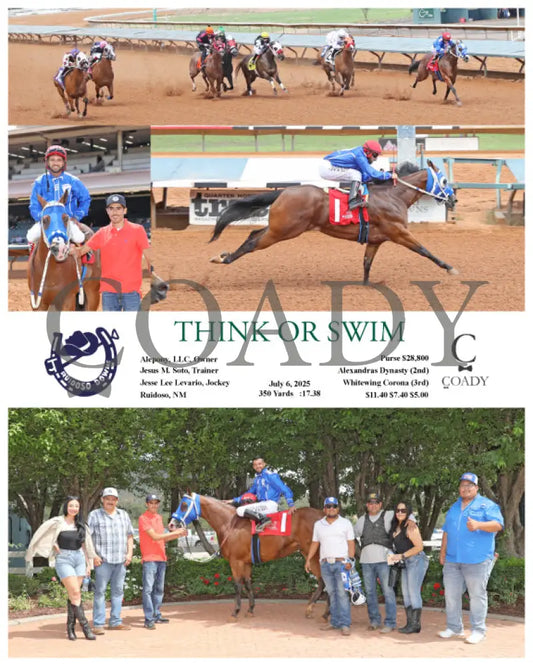 THINK OR SWIM - 07-06-25 - R06 - RUI Ruidoso Downs