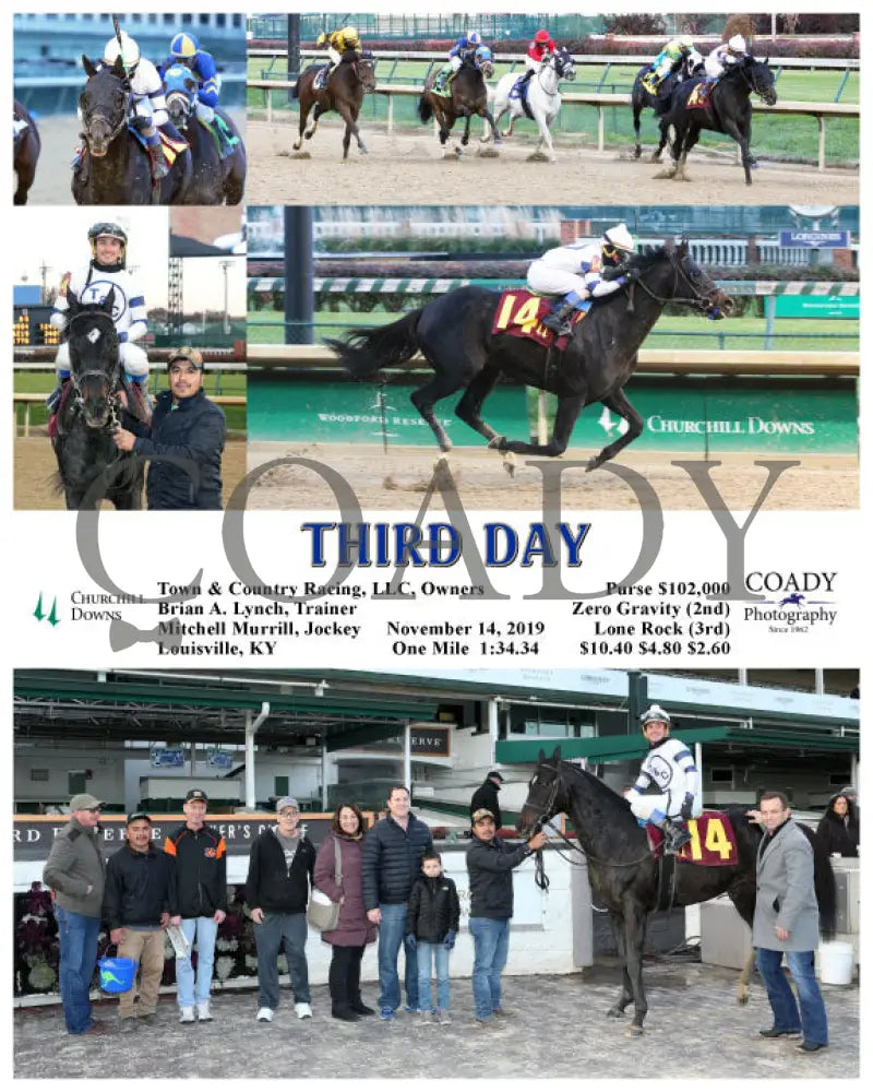 Third Day - 11-14-19 R09 Cd Churchill Downs