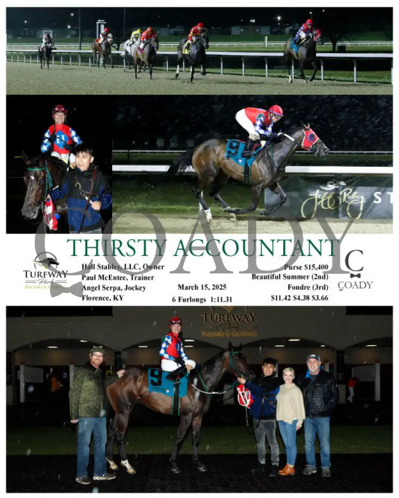 THIRSTY ACCOUNTANT - 03-15-25 - R10 - TP Turfway Park