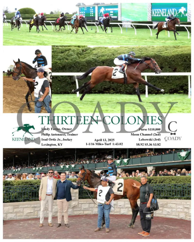 THIRTEEN COLONIES - 04-13-25 - R06 - KEE Keeneland