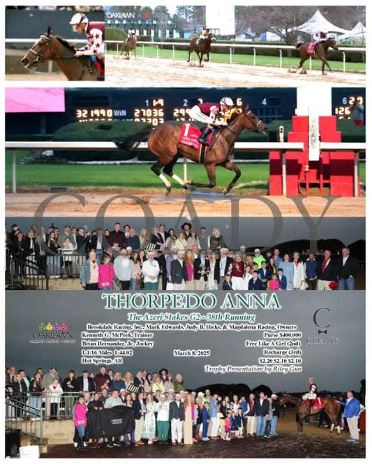 THORPEDO ANNA - The Azeri Stakes G2 - 38th Running - 03-08-25 - R10 - OP Oaklawn Park