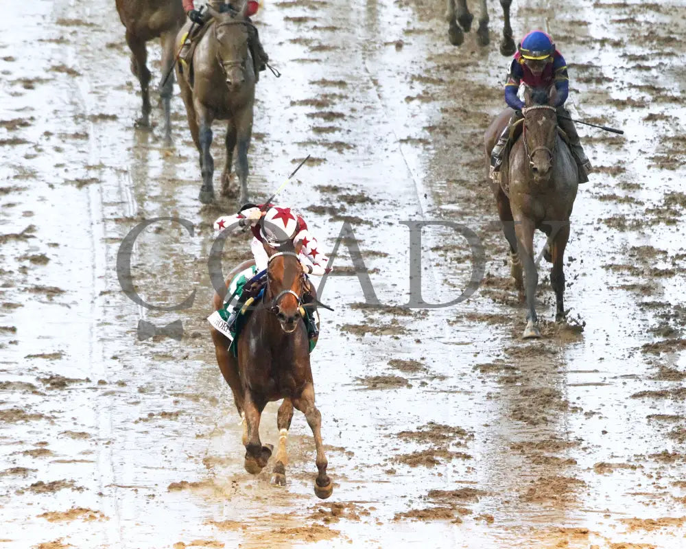 Thorpedo Anna - The Longines Kentucky Oaks G1 05-03-24 R11 Churchill Downs Aerial Head On 01